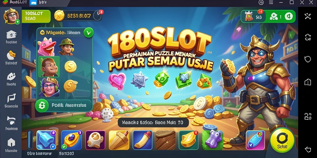 Tampilan gameplay menarik di 180SLOT dengan berbagai teka-teki yang menantang.