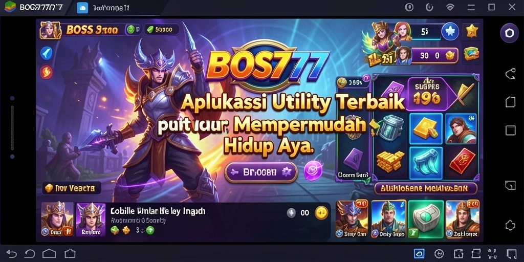 Screenshot utama BOS777 menampilkan fitur pengelolaan file yang efisien.