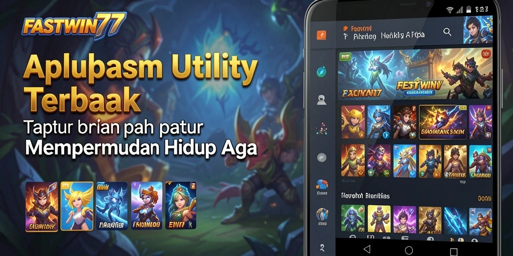 Tampilan aplikasi FASTWIN77 yang ringkas dan fungsional.