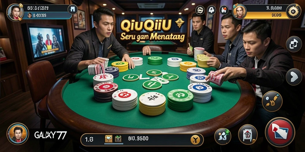 Screenshot gameplay QiuQiu yang seru dan mendebarkan.