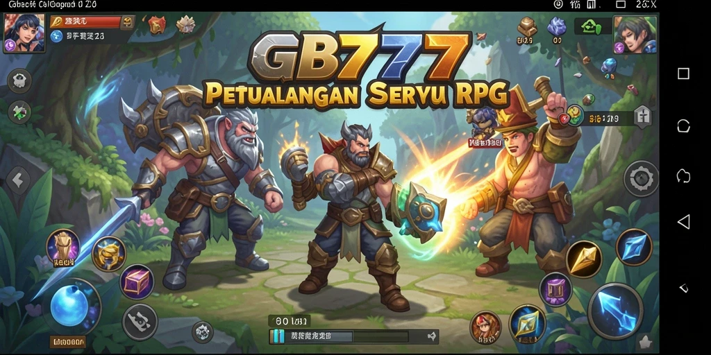Gameplay RPG seru dengan aksi dan strategi yang mendebarkan.