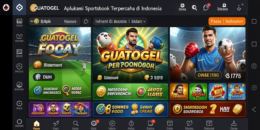Tampilan gameplay GUATOGEL dengan berbagai opsi taruhan menarik.
