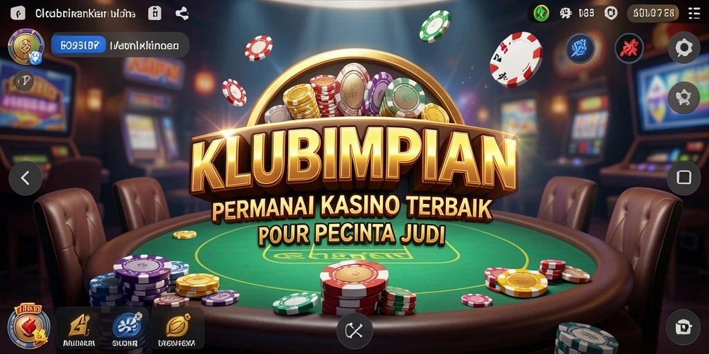 Tampilan gameplay seru di aplikasi Kasino KLUBIMPIAN.