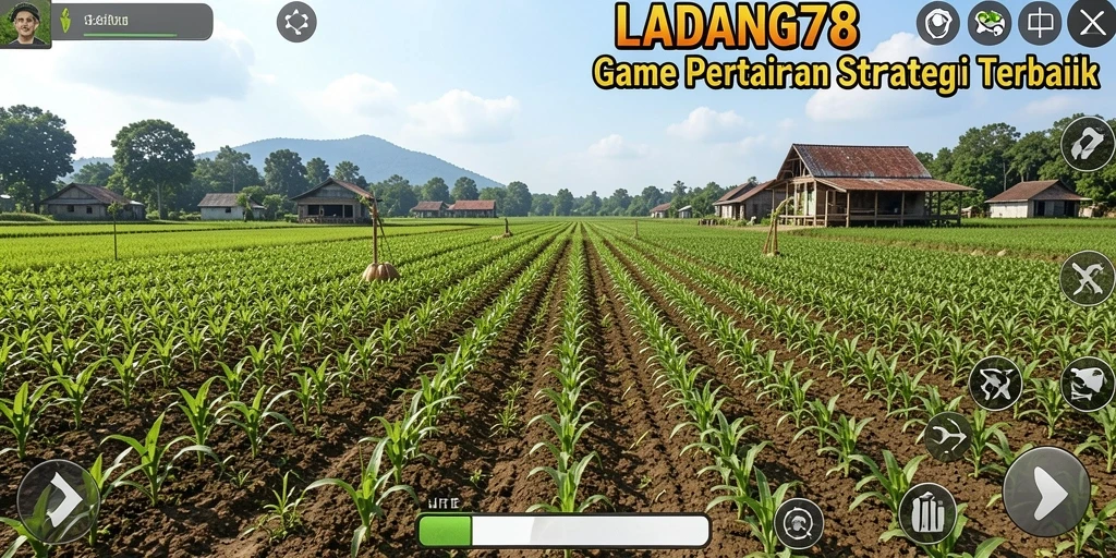 Tampilan gameplay menarik di LADANG78 saat mengelola ladang.