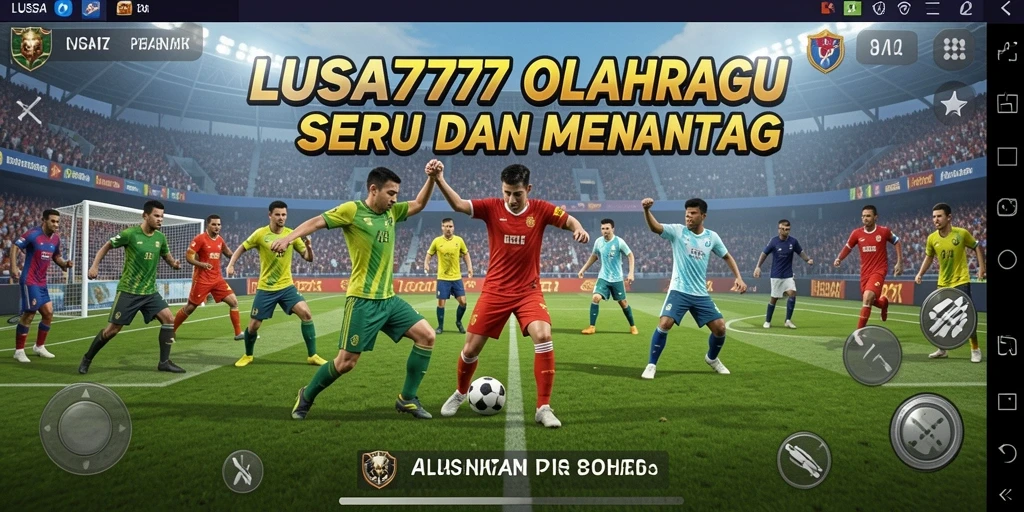 Tampilan gameplay seru di LUSA777 dengan aktivitas olahraga yang menegangkan.
