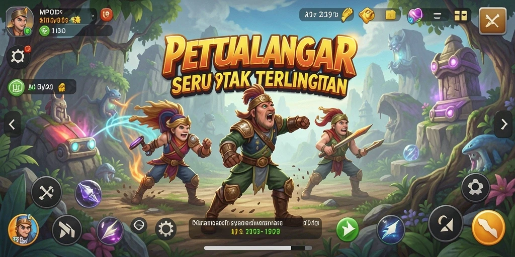 Screenshot MPOID menampilkan aksi seru dalam petualangan yang menegangkan.