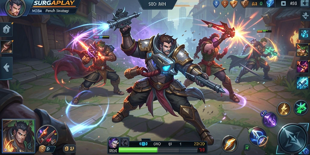 Gambaran gameplay SURGAPLAY yang penuh aksi dan strategi.