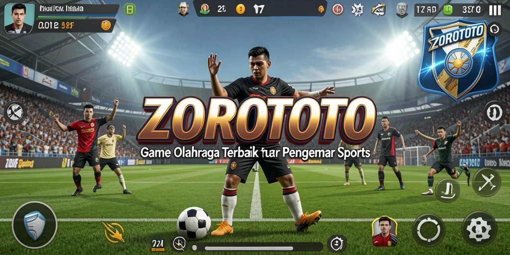 Tampilan gameplay ZOROTOTO yang penuh aksi dan olahraga menyenangkan.